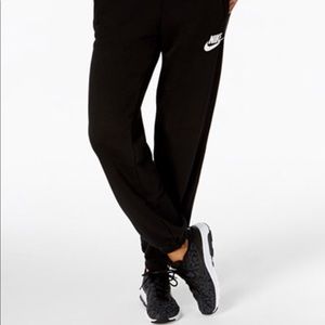 Nike black joggers
